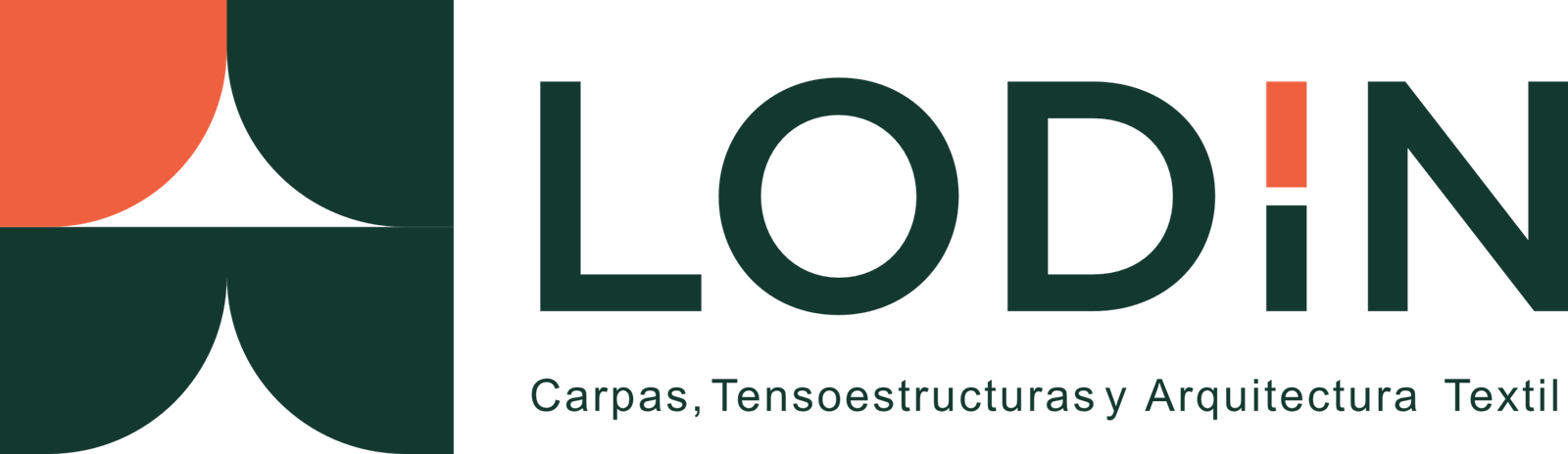 lodin logo horizontal Logotipo de Lodin: Alquiler de estructuras para eventos corporativos y políticos